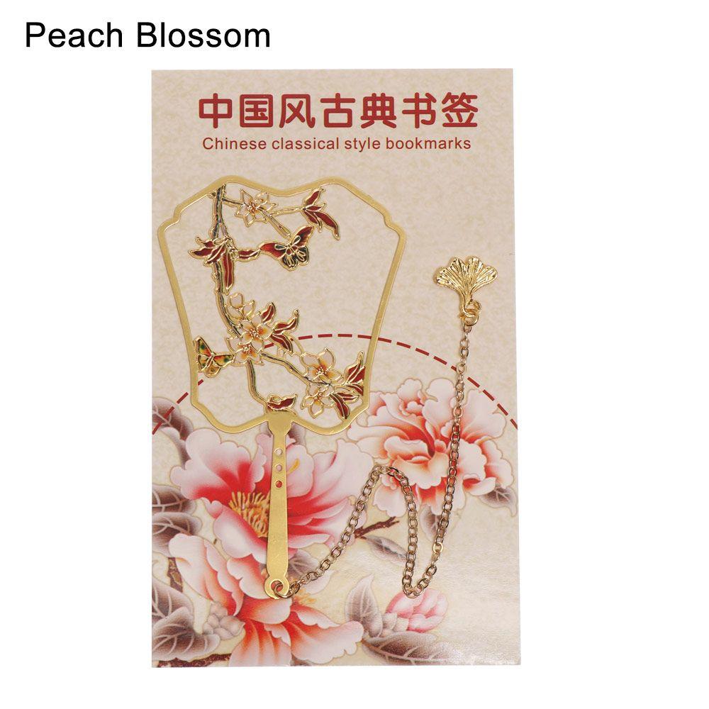 

Retro Metal Book Markers Chinese Style Color Book Clip Tassel Bookmark Brass
