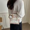 Premium sense cute sweet backpack women's new temperament commuting Korean version niche design crossbody backpack