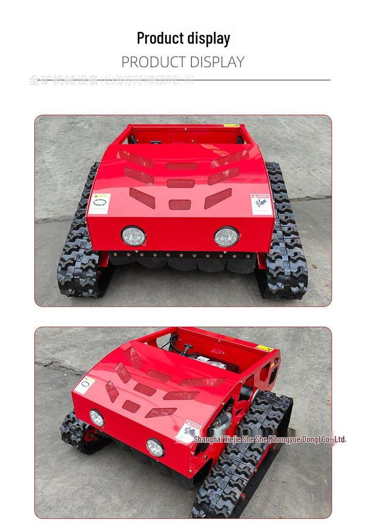 Euro 5 EPA Remote Control Crawler Lawnmower for Parks and Football Fields