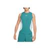 Court Slam Dri-Fit Logo Round Neck Comfortable Casual Sleeveless Vest Men Tops Mineral-Blue White HQ6406-379
