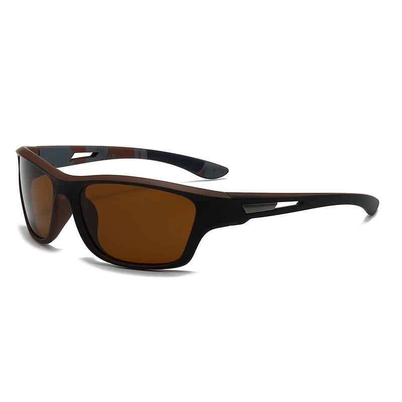 Men's Iridescent Polarized Cycling Sunglasses: Dustproof, Fashionable, UV Protection