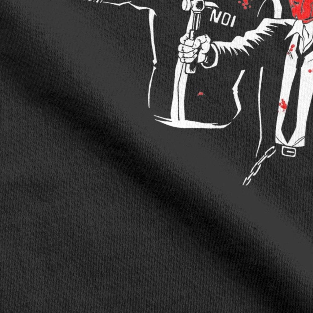 The Cleaners Dorohedoro T Shirts Men's Pure Cotton Vintage T-Shirt Crewneck Anime Tee Shirt Short Sleeve Tops Printed