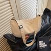 Casual and light shoulder crossbody Oxford canvas bag women's waterproof commuter solid color versatile nylon bag
