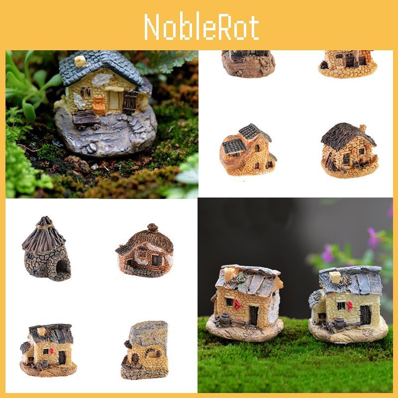 8 Style Mini Small House Cottages Diy Crafts Figure Ornament Garden Landscape