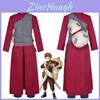 Ninja Sand Ninja Fire Shadow Gaara Cosplay Costume Halloween Anime Gaara Cosplay Outfit In Stock