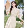 New Chinese Style Embroidered Midi Dress