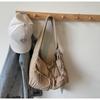 IELGY Ladies Tote Bag Canvas Large Capacity Summer Casual Simple All-Match One-Shoulder Messenger Bag