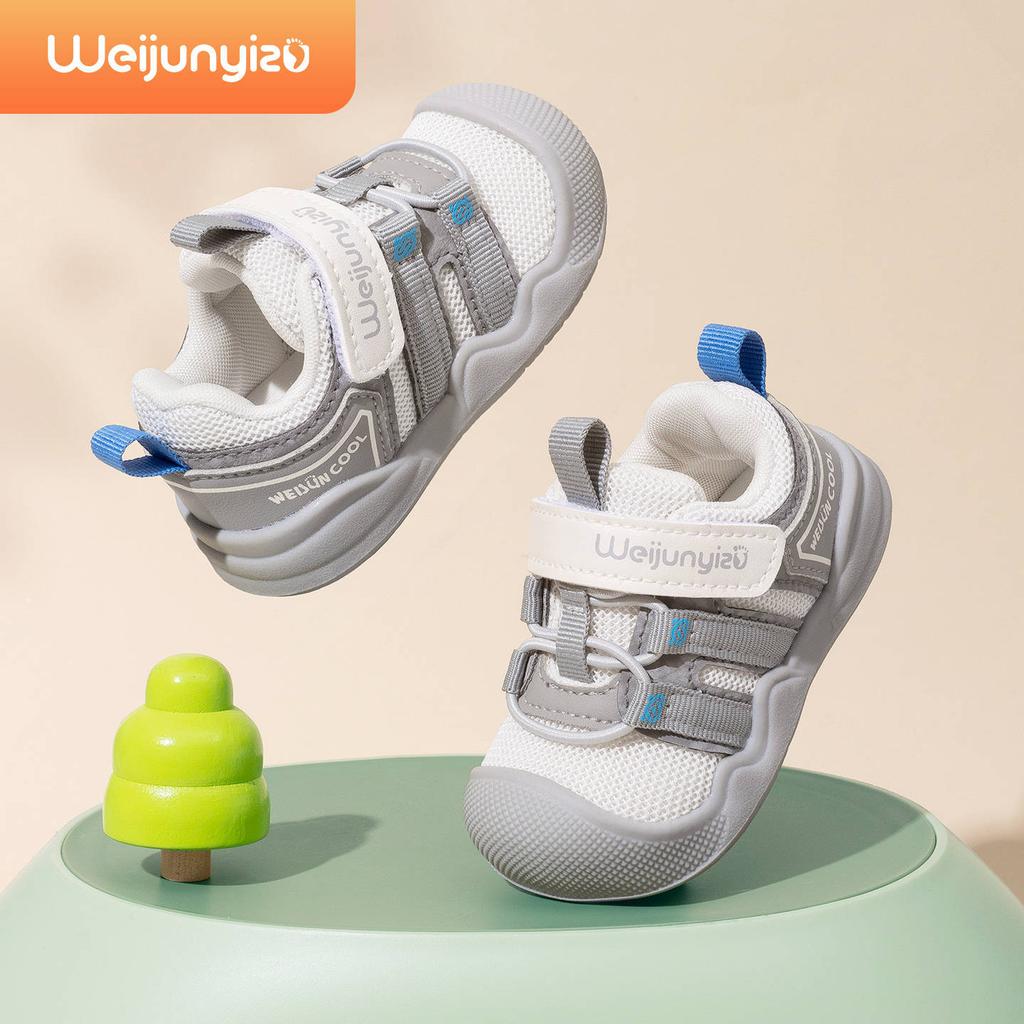 Baby toddler shoes men's spring and autumn baby shoes soft sole non-slip 0 1-3 year old girl shoes do not fall off breathable single shoes