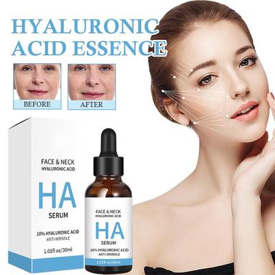 Hyaluronsäure-Gesichtsserum, feuchtigkeitsspendendes Verblassen von Falten, straffende Hautpflege-Essenz