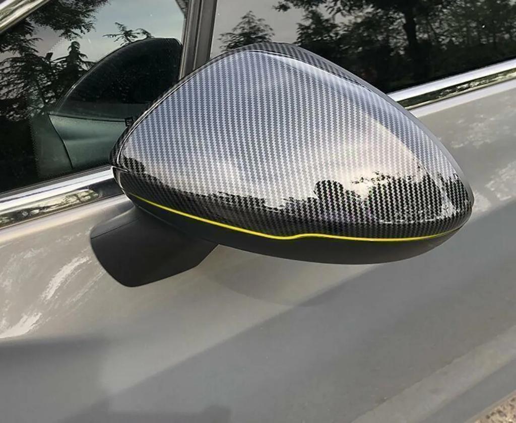For Chevrolet Cruze 2017-2019 Car Sticker Rearview Side Mirror Cover Wing Cap  Exterior Door Rear View Case Trim Shell Carbon