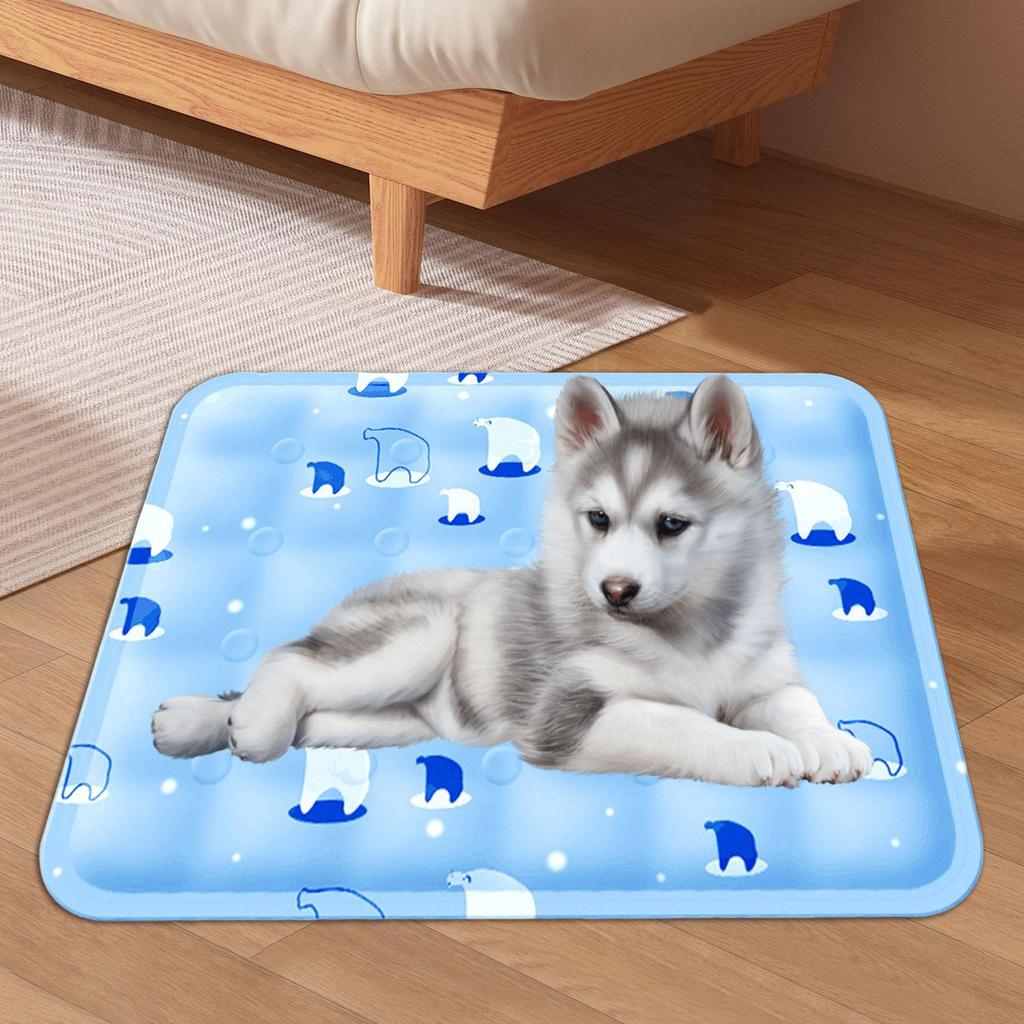 Cooling Mat for Dogs Pad Dog Bed Sleeping Puppy Hutch Home Travel