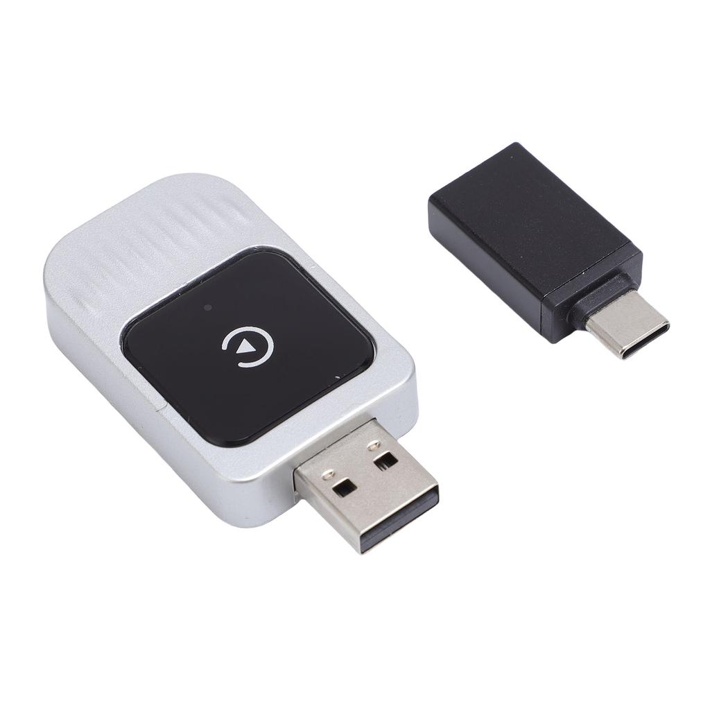 Car Wireless Adapter for CarPlay 5.8GHz WiFi Bluetooth 5.0 Auto Connection Car Wired To Wireless Adapter Plug and Play