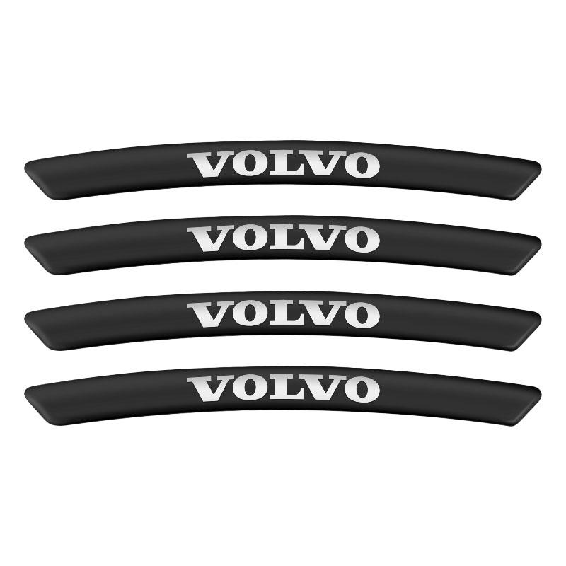 

4Pcs Auto Wheel Hub Badge Tire Rim 3D Stickers Car Accessories For Volvo XC60 XC90 S60 S80 S40 V40 V60 V70 V50 XC70 чорний