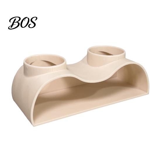 Unique Aquarium Tunnel Design Double Opening Cave Tunnel, Fish Hideout Decoration with Two Entrances, Non-toxic Tank PLA Artificial Stone Shelter for