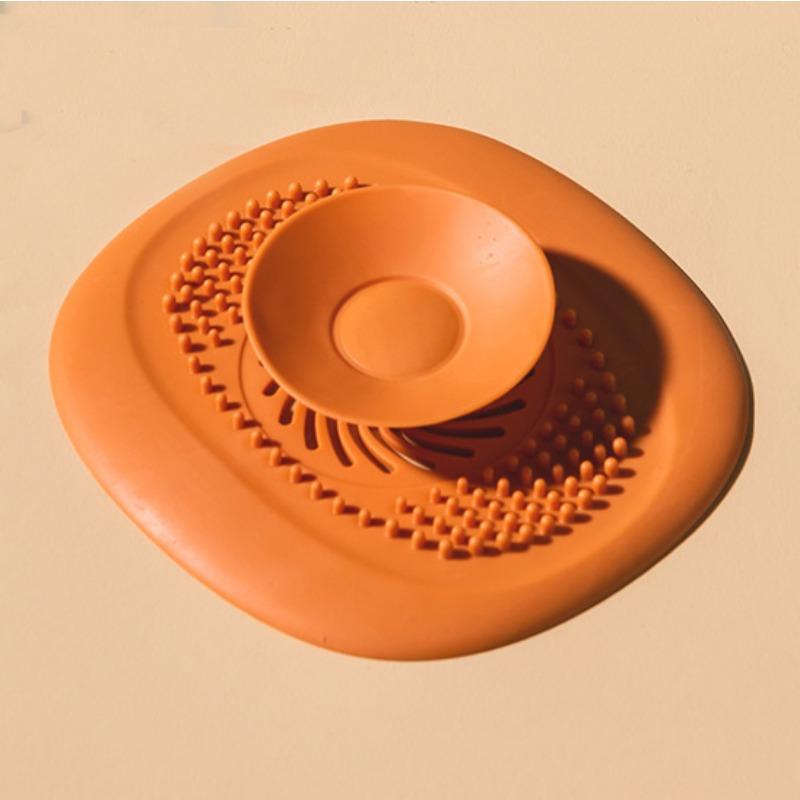 Waterproof Bathroom Sink Drain with Hair Clog Resistance and Irregular Pattern Design