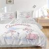 3pcs Lantern Cinnamoroll Ideas Bedding Set - 1 Soft Quilt Cover + 2 Pillowcases, Machine Washable - Suitable for All Seasons, Perfect Gift F