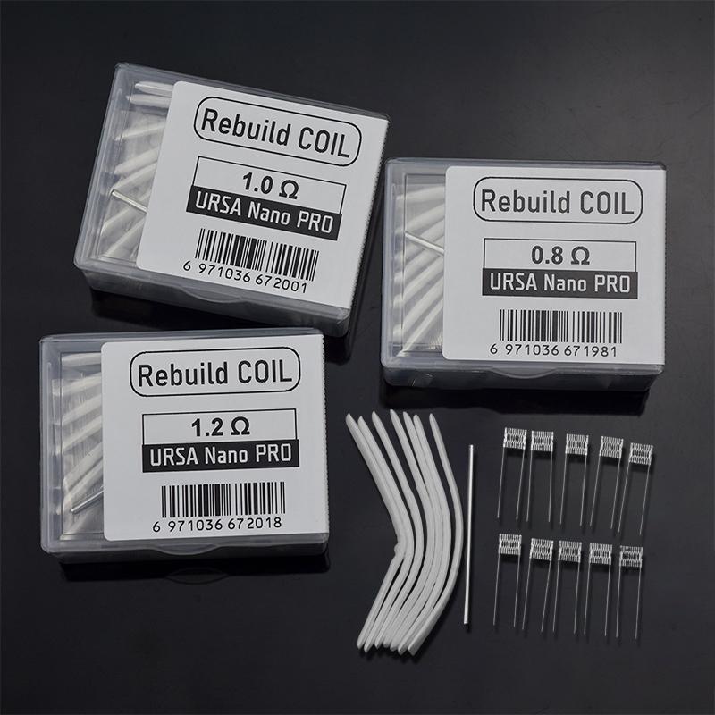 Diy Tool Rebuild Kit Mesh Coil Resistance Wire Replacement Accessory For Ursa Nano Pro 0.6/0.8/1.0/1.2Ohm