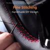 Car Steering Wheel Cover For BMW M Sport G30 G31 G32 G20 G21 G14 G15 G16 X3 G01 Suede Leather Car Accessories Steering Wrap