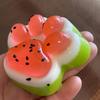 Watermelon Cat Paw Squeeze Pinch - Slow Rebound, Realistic Paw Design, Fun, Suitable for Valentine's Day/birthday Gifts