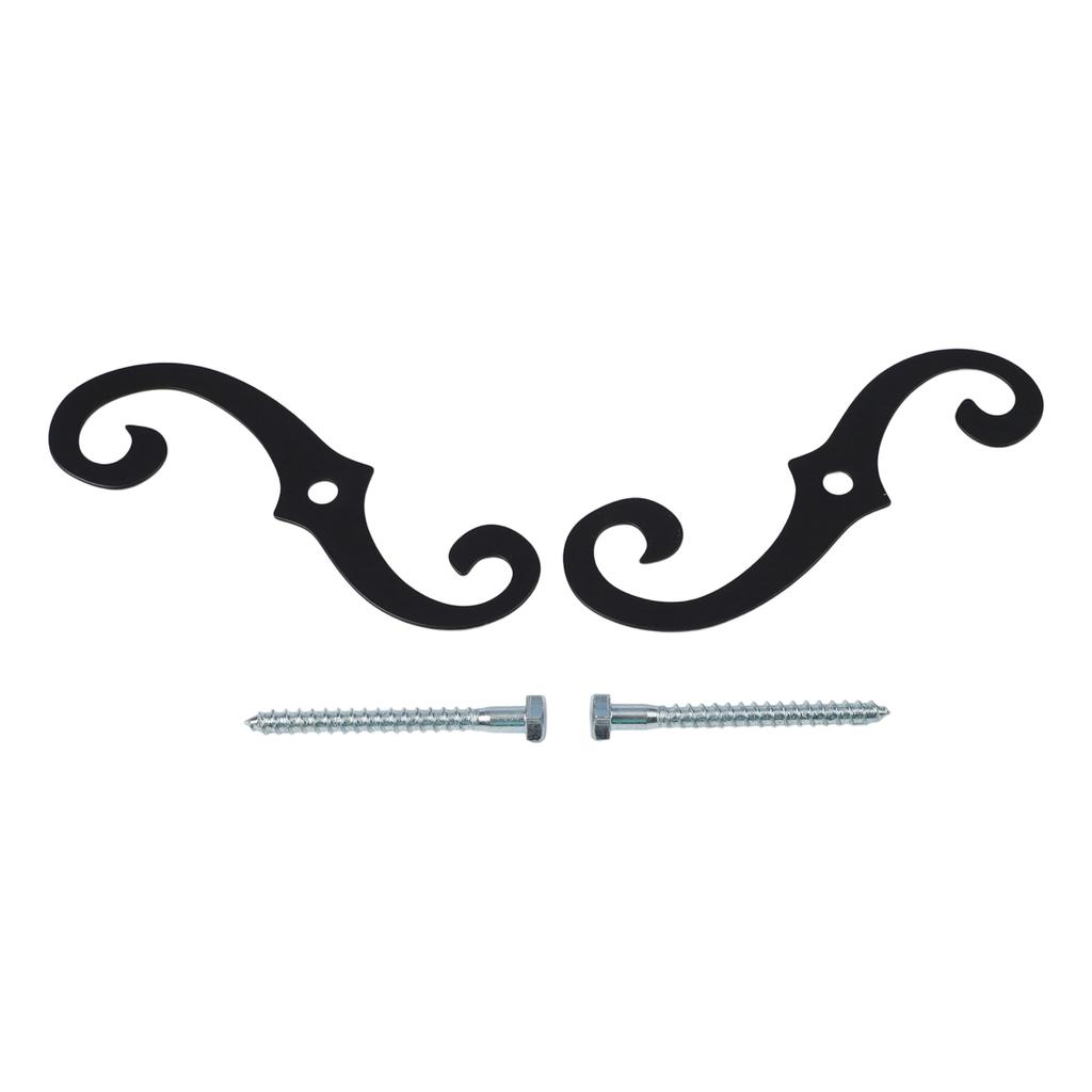 Metal Window Hardware Shutter Fasteners Decorative Window Fasteners Easy Installation With Screws Heavy Duty Shutter Hardware