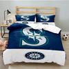 Seattle Logo Bedding Set 3pcs, High Quality Bedding Set Including 1pc Duvet Cover And 2pcs Pillowcases for Bedroom, Dormitory Gift