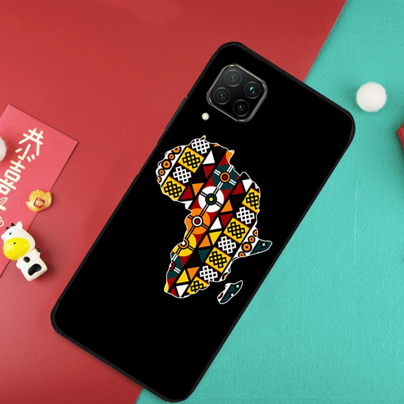 Africa Map Geography For Huawei Nova Y73 Y70 Y72 Y60 Y90 Y61 Y91 8i 7i 11i 12i 12s 9 10 SE P20 P30 P40 Lite Case