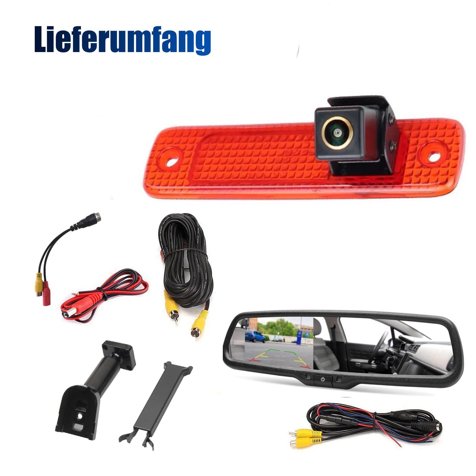 Ford Transit (2006-2013) 4.3  Rearview Mirror Display with Reversing Camera