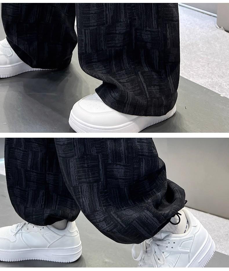 Boys' Fleece-Lined Straight-Leg Pants for Fall and Winter – Cozy Velvet, Loose Fit for Big Boys and Teens