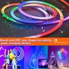 USB Dreamcolor Neon Light Strip: Running Water Silicone, Bluetooth Music Sync, DIY E-sports Lighting.