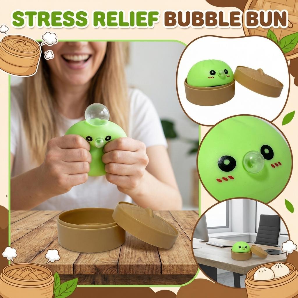 Stress-Relief Steamed Bun Toy (Bubbling Edition)