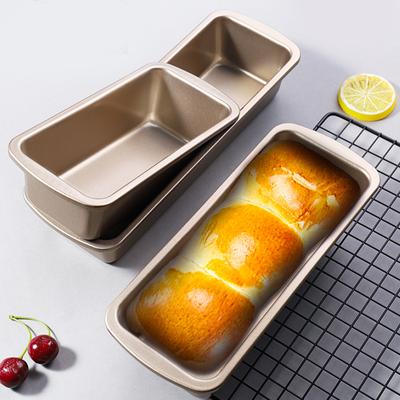 Ticari Dikdörtgen Ağır Çelik Yapışmaz Altın Tost Kalıbı Ekmek Pişirme Tepsisi Kek kalıbı Aile Mutfağı Pişirme İçin