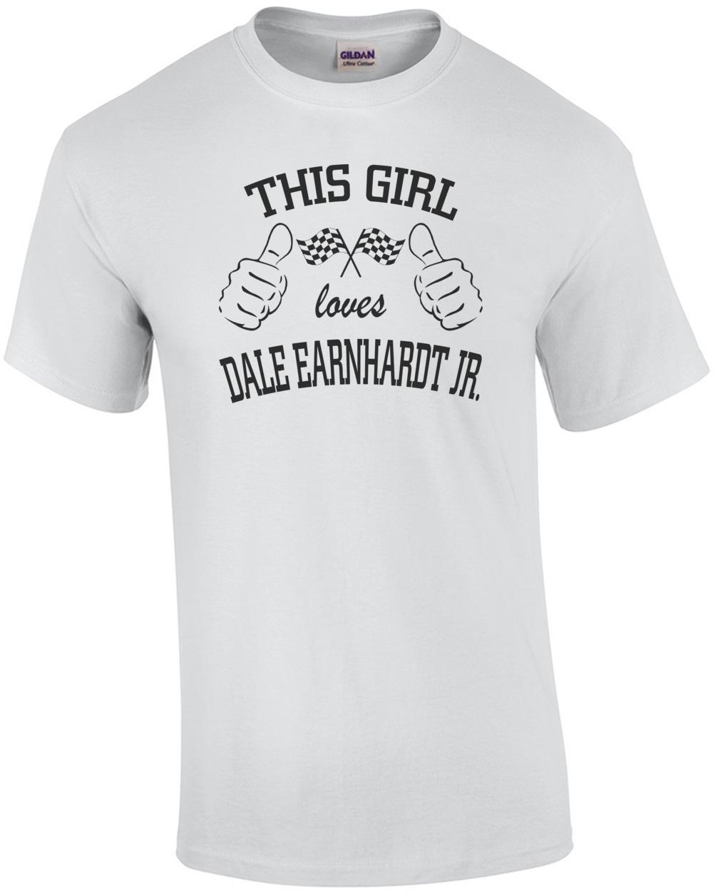 This Girl Loves Dale Earnhard Jr T-Shirt Unisex T-Shirt L