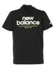 Golf-Poloshirt 6 [New Balance] Kurzarm (Dehnbar & Kühlend) / Herren / 012-6166010 010_Schwarz [LL]