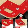 Wardrobe Invisible Embedded Handle Slotting Template Kitchen Handle Cabinet Door No Handle Needed Slot Positioning Tool