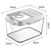 Clear Rice Storage Container Pantry Organization for Household Nuts Kitchen 66Lbs
