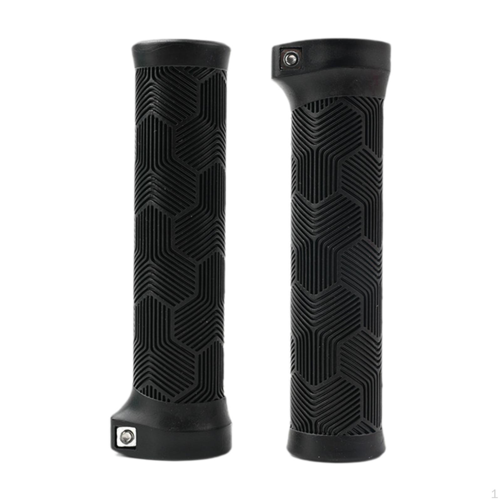 

2 Grips, Mountain Bike Handlebar Locking Grips for Folding Bikes чёрный
