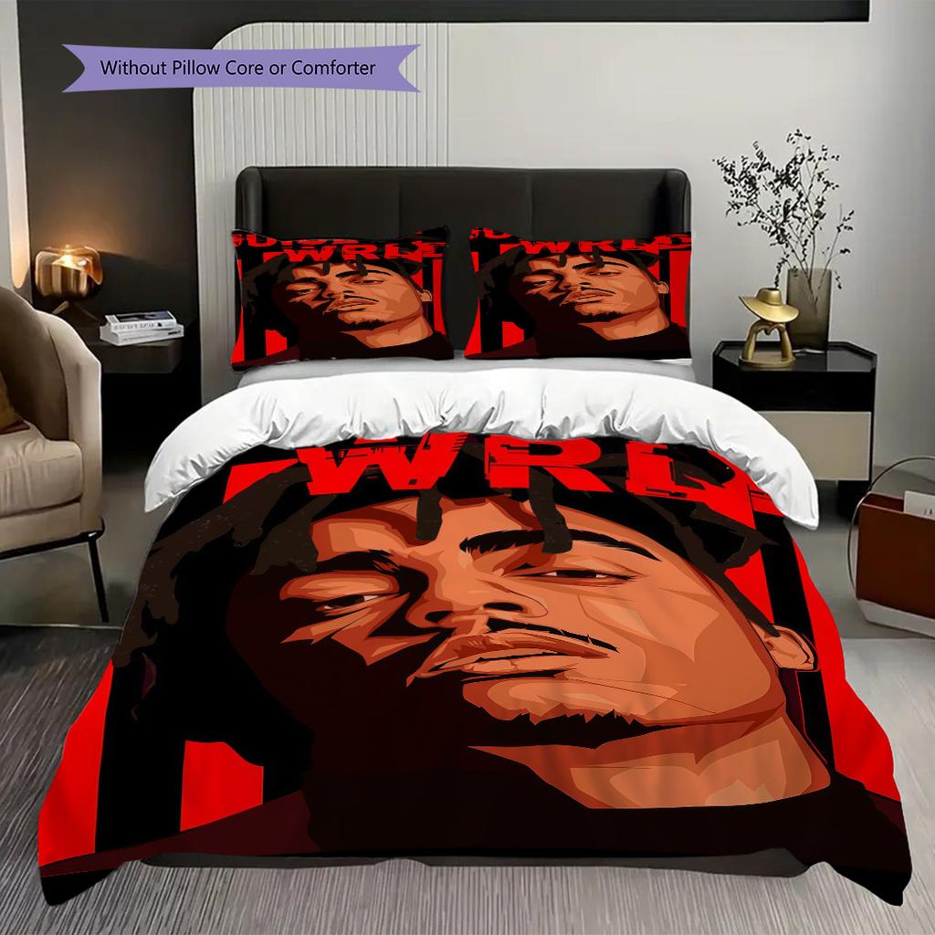 Juice Wrld Celebration Life Music Bedding 1 Duvet Cover 2 Pillowcase Without Core Duvet Cover And Pillowcase Christmas Birthday Gift