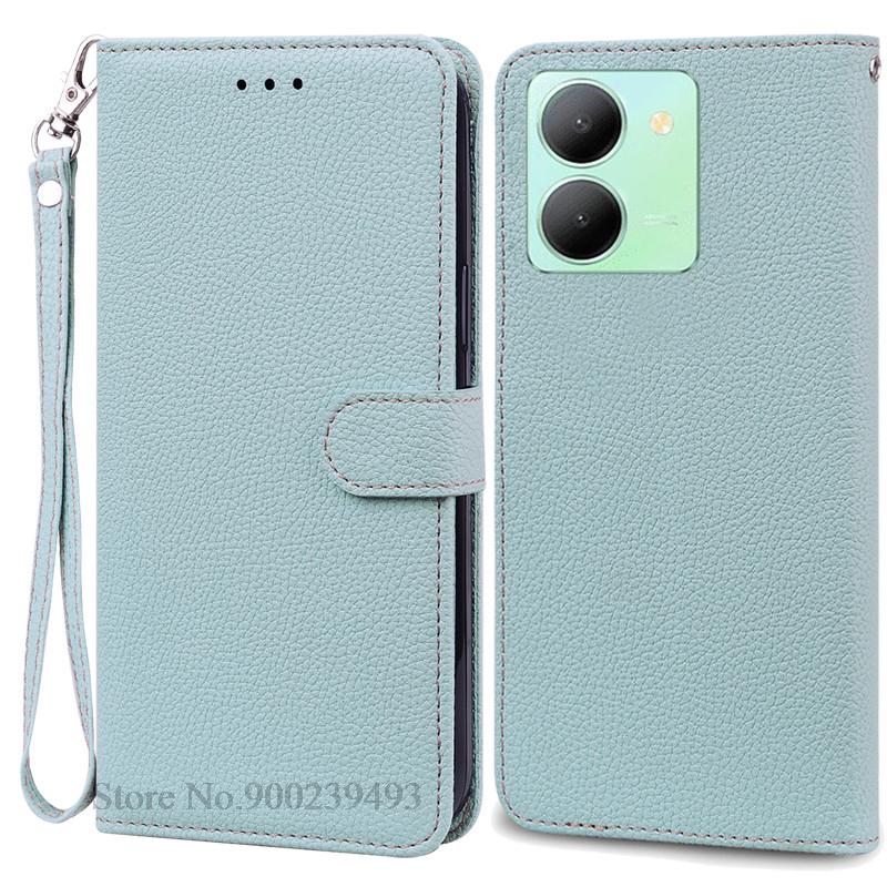 Y36 Hülle Für Vivo Y36 Hülle Weiche Silikon Rückseite Handyhülle Für Vivo Y36 5G Hülle Leder Klapp Brieftasche Hülle für VIVOY36 Y 36