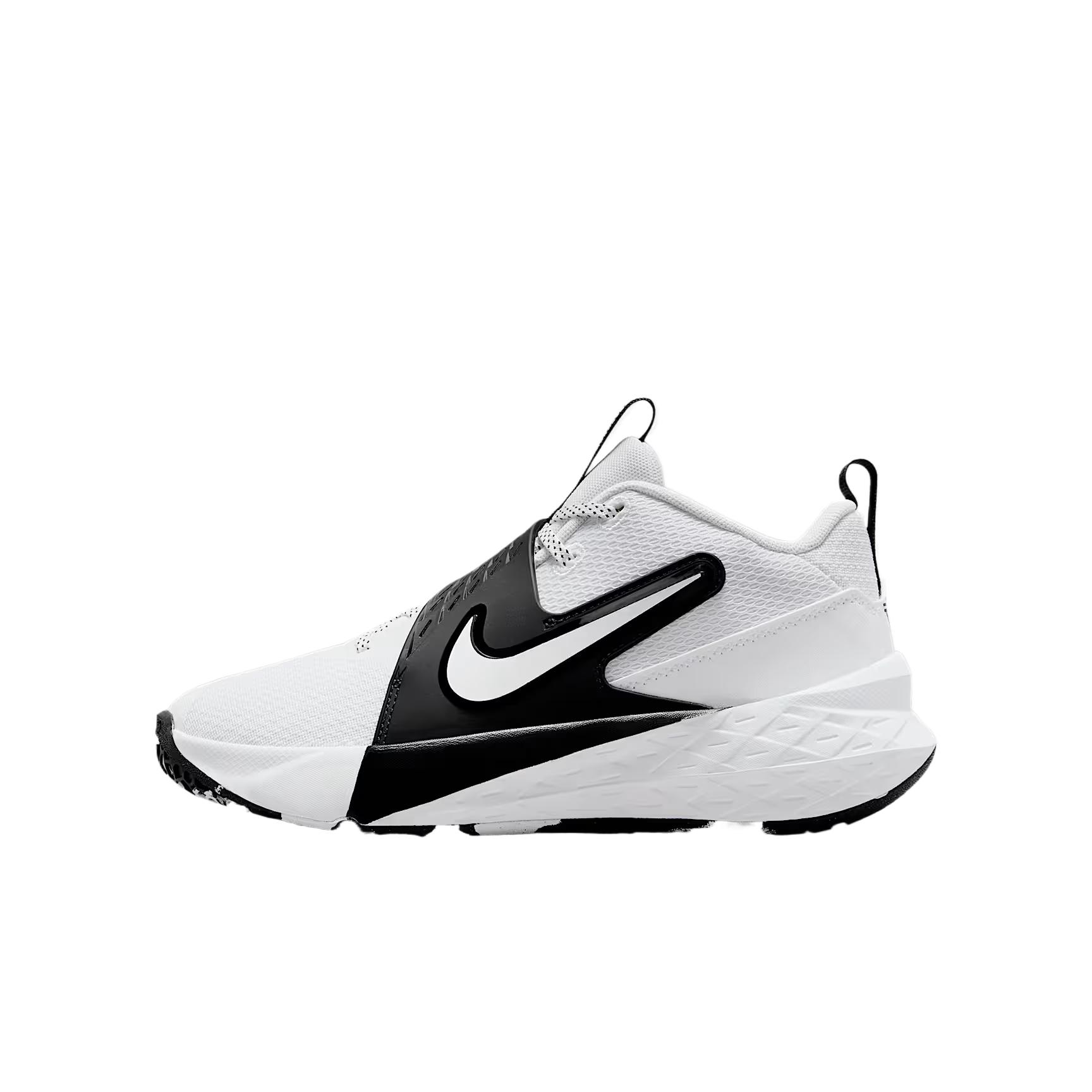 

Nike Team Hustle D12 GS Белые Черные Детские Кроссовки HF6279-101 38.5