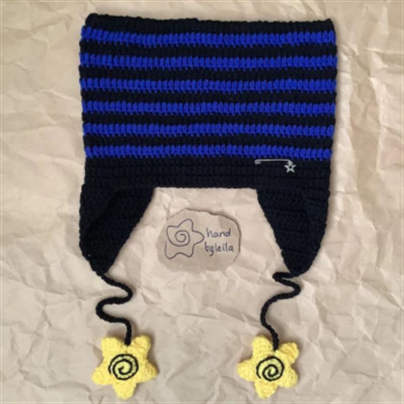 Hand-crocheted Horn Funny Headband Fashion Personality Decorative Headwear