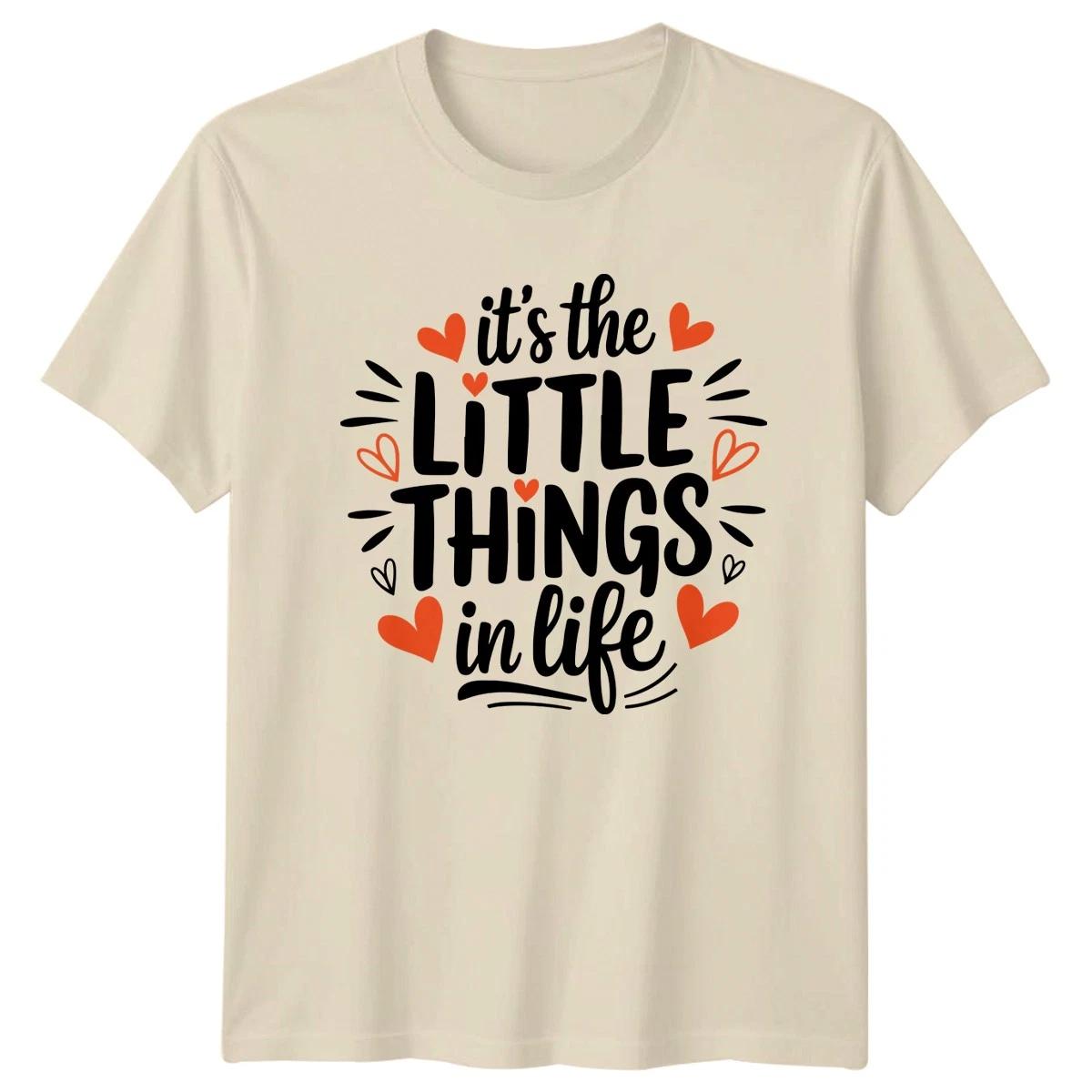Its The Little Things In Life Boho Inspirational Lifestyle Quote T-Shirt XXXL
