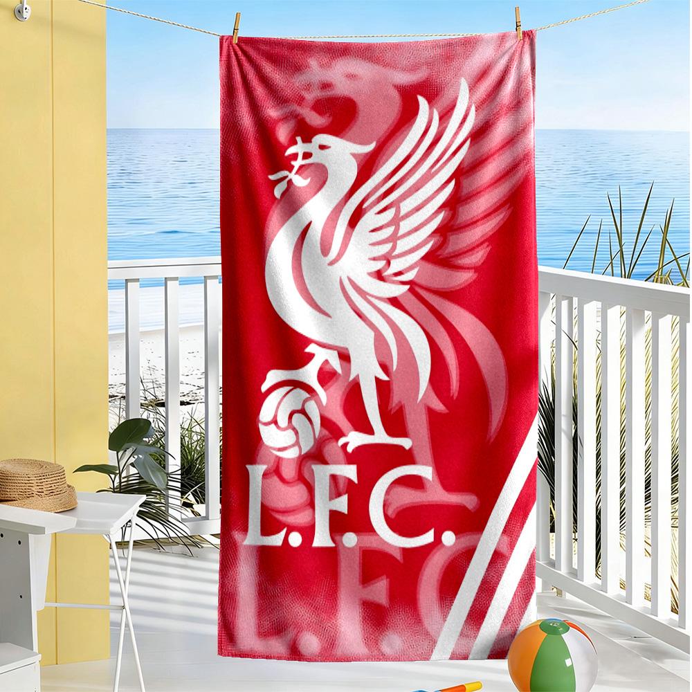 Liverpool F.C. Plážová osuška Super měkké mikrovlákno Rychleschnoucí látka Pohodlná Lehká