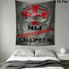 Spartak Moscow Storm Wall Hanging Printed Fabric Blanket Decorative Tapestries for Bedroom Living Room Home Decor