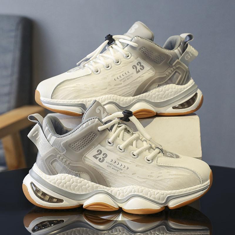 Children's Sports Shoes Mesh Dad Shoes 2025 New Boys Breathable Wear-resistant Middle and Older Children's Students Fashion Casual Shoes