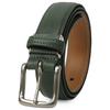 EDWIN 30mm Made In Cowhide Leather with Feather Wide X 116cm 22269290 Men's Belt, 116cm, Japan, Hand-Painted Pattern, 0111172, Green, 3.0cm Long,