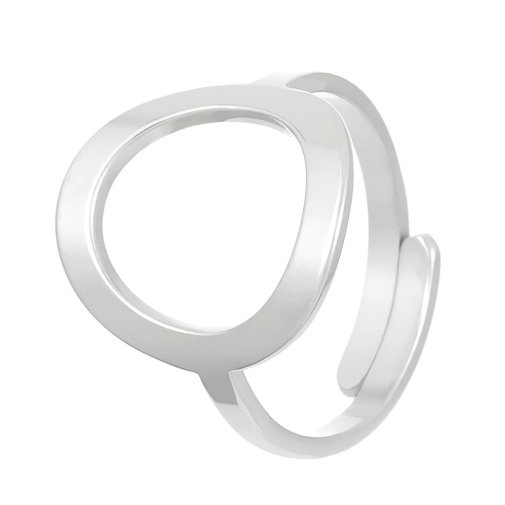 High-End Edelstahl Blumen- & Seestern Offener Ring für Damen