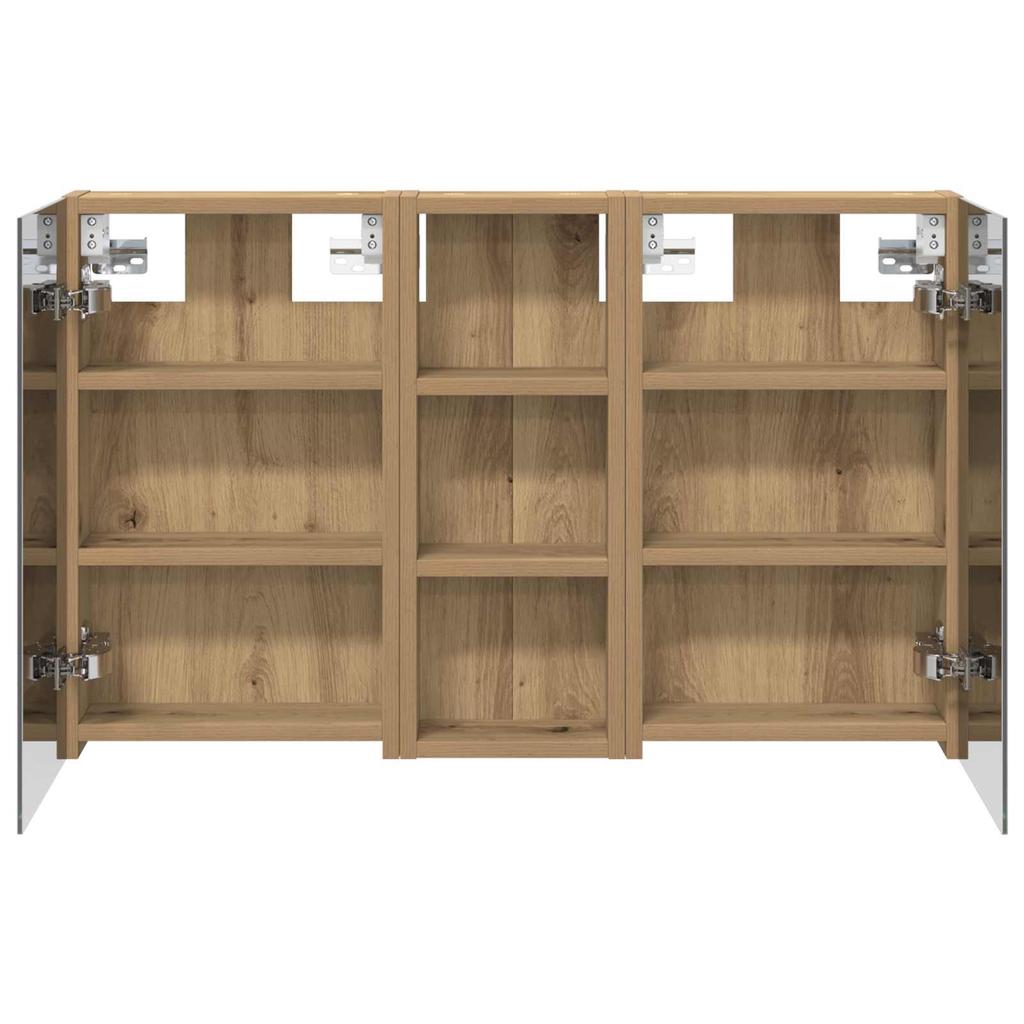 Bathroom Cabinet Set 3 pcs 80 x 10.5 x 50 cm Particleboard
