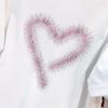 Plus Size Slimming Round Neck Short-Sleeve Mid-Length T-Shirt for Women (200-350 Jin)