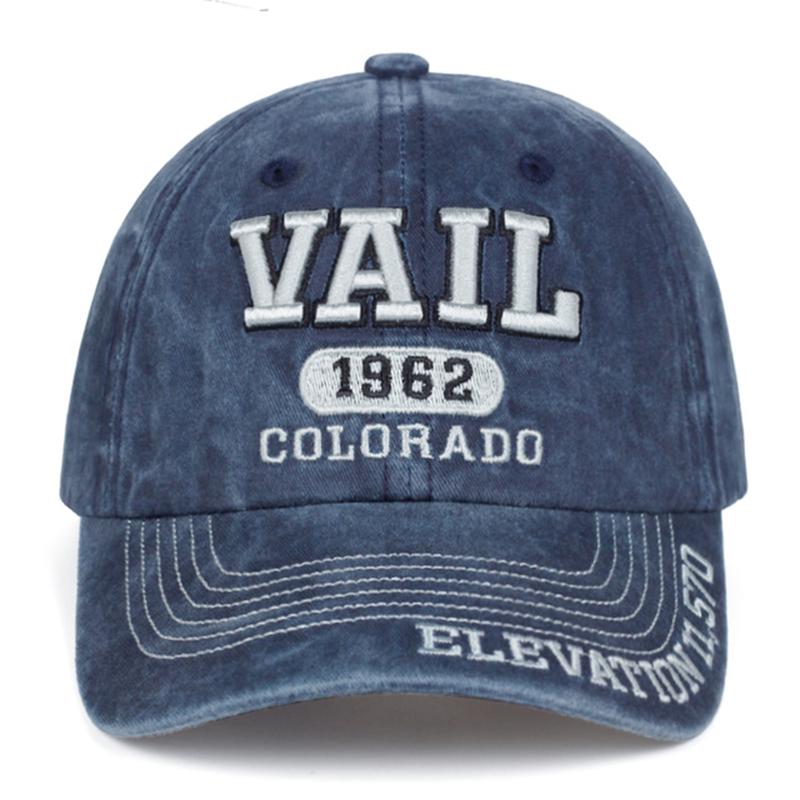 Buy VAIL Retro Embroidered Baseball Cap 