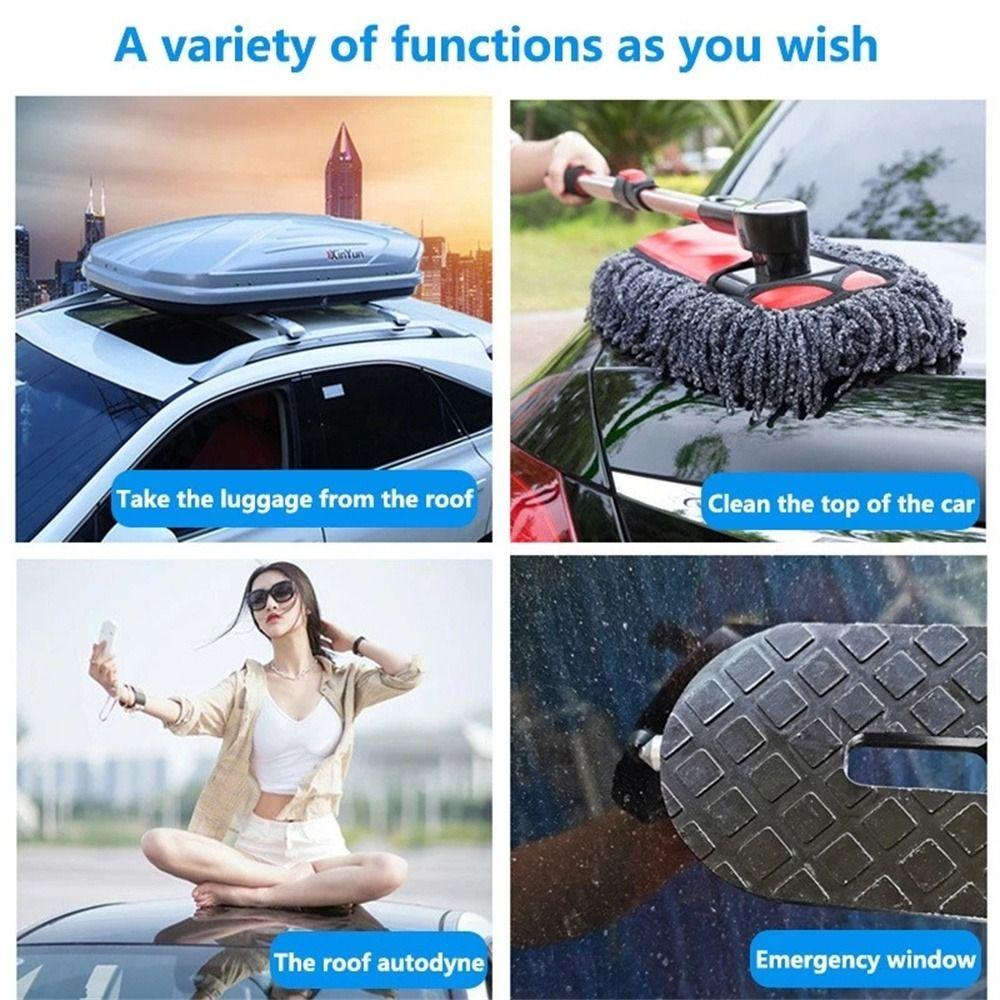 Step Foot Pedal Safety Hammer Car Door Step NonSlip Foot Rest Step Pedal Car Rooftop Luggage Ladder